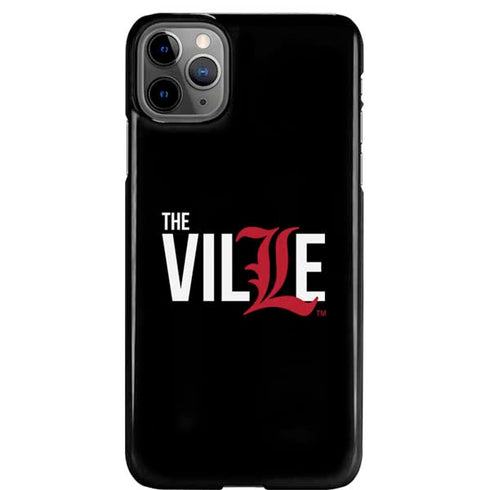 University of Louisville Black Background iPhone Cases